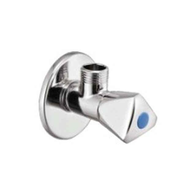 SkyHeaven Angle Valve Triangle SS Body with Tape & Flange